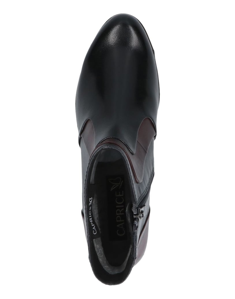 Caprice-Stiefelette-schwarz