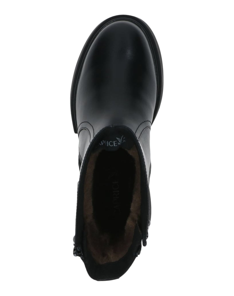 Caprice-Stiefelette-schwarz