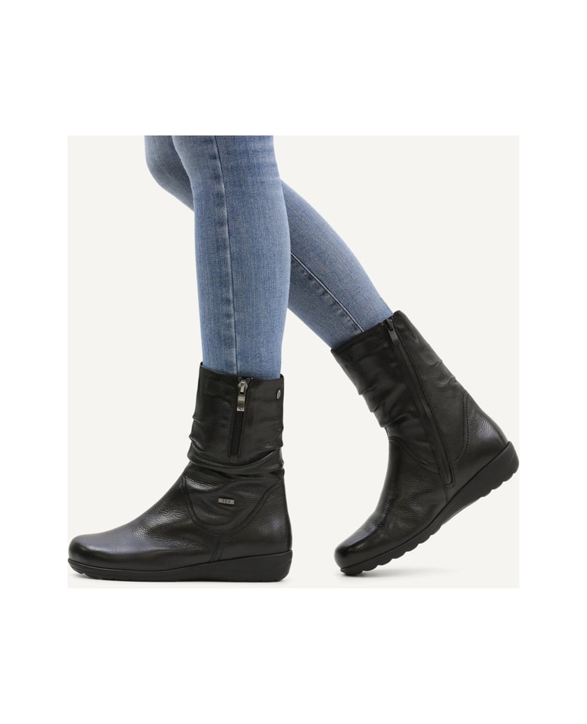 Caprice-Stiefelette-schwarz