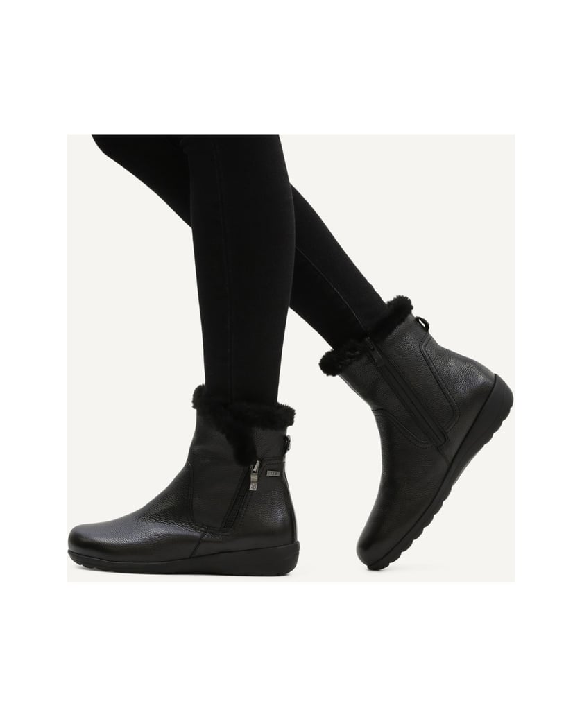 Caprice-Stiefelette-schwarz