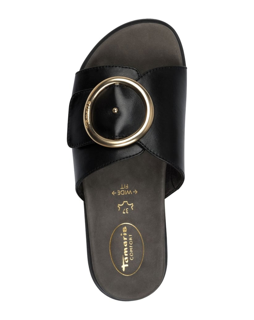 TAMARIS-Pantolette-schwarz