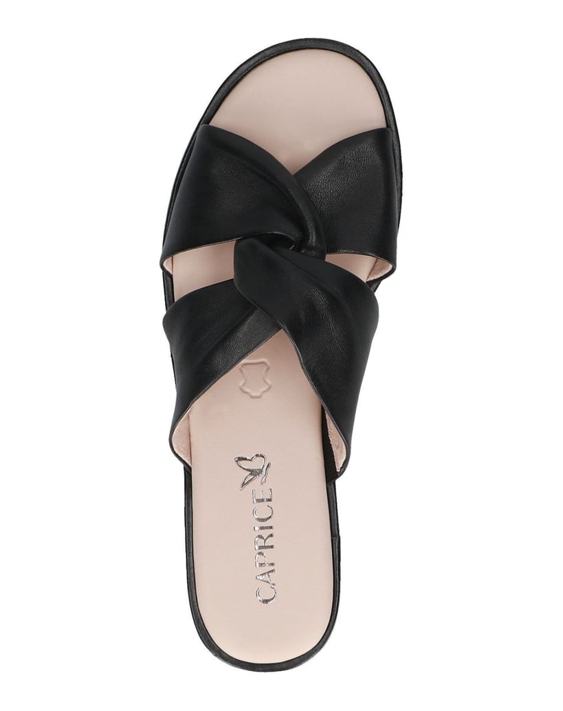 Caprice-Pantolette-schwarz