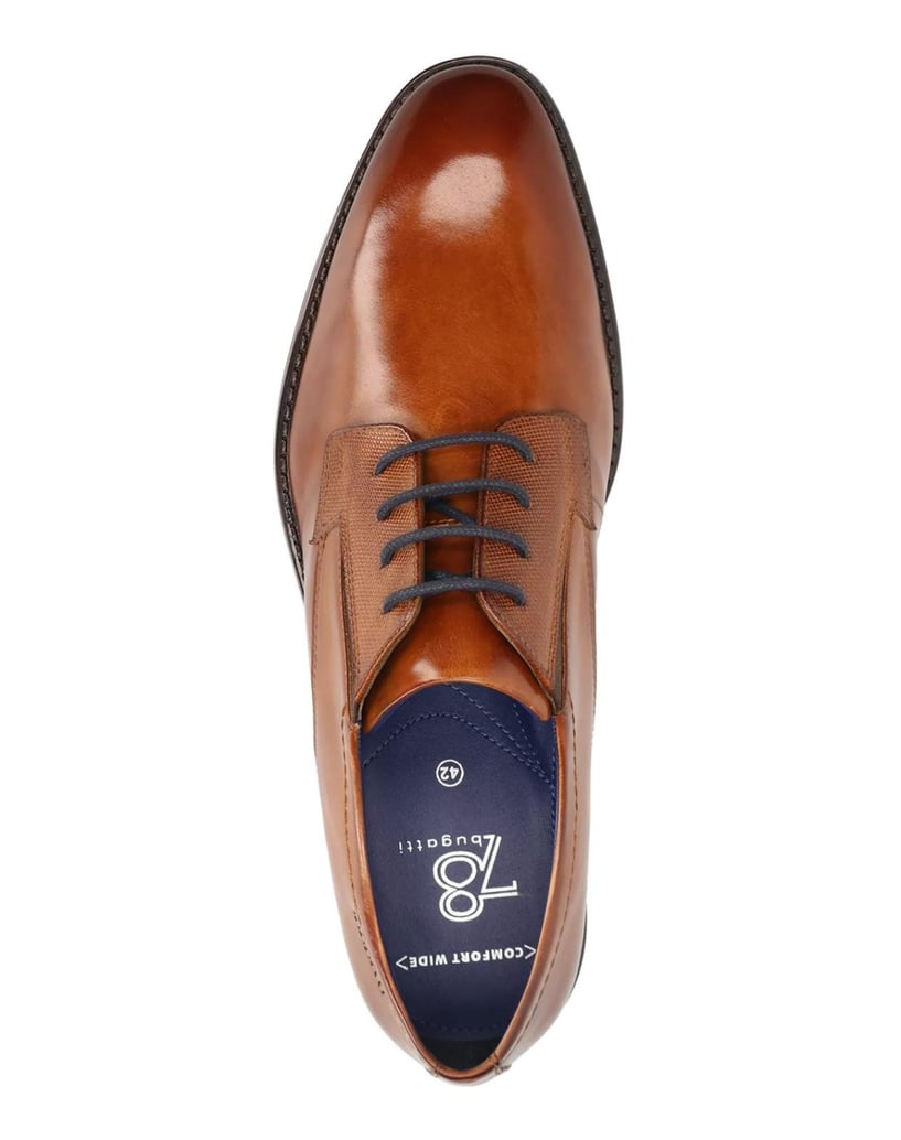 BUGATTI-Business-Schnürer-cognac