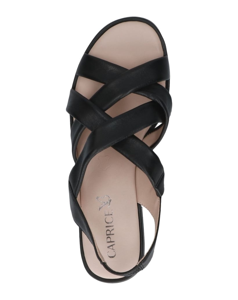 Caprice-Sandale-schwarz