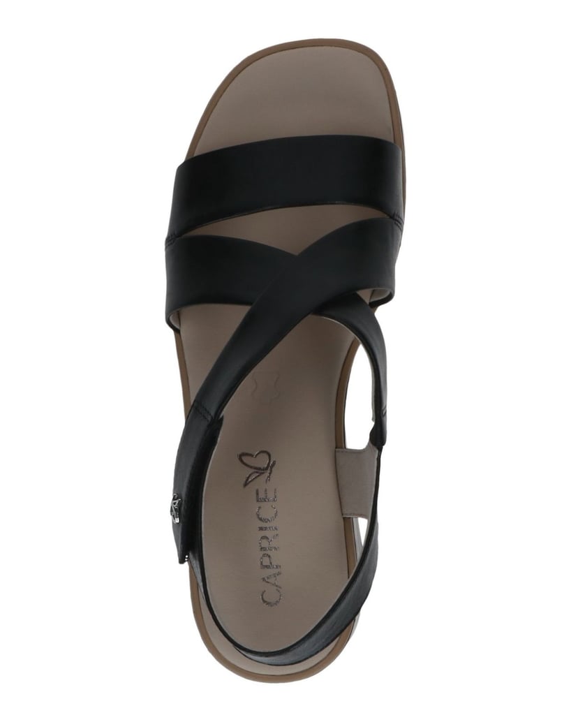 Caprice-Sandale-schwarz