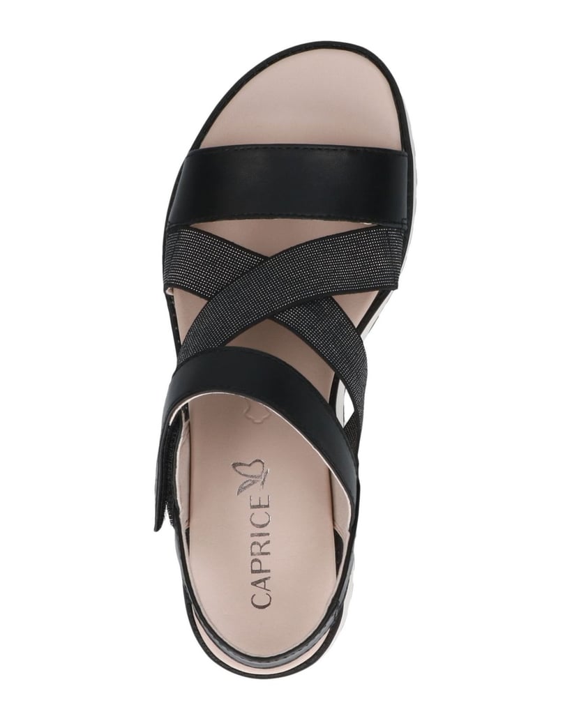 Caprice-Sandale-schwarz