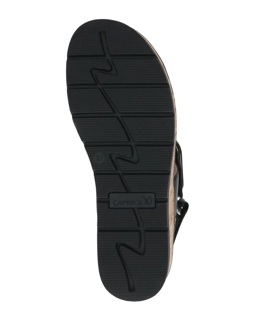 Caprice-Sandale-schwarz