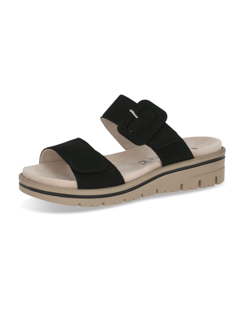 Caprice-Pantolette-schwarz