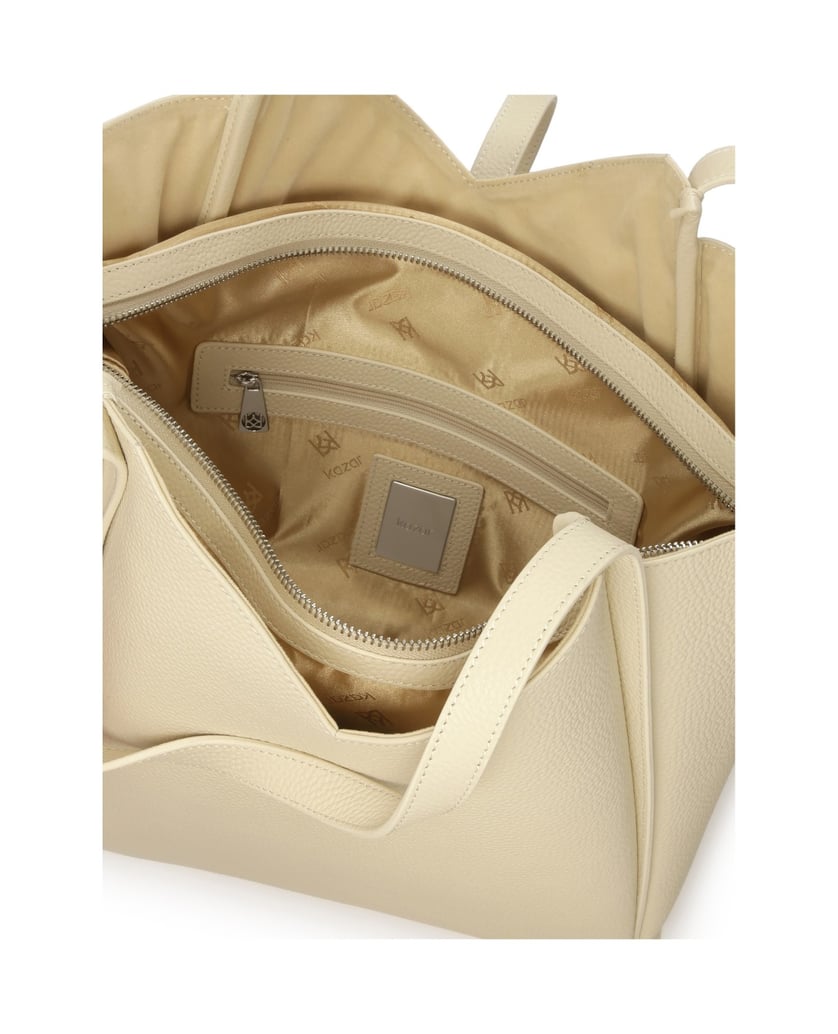 Kazar-Große-cremefarbene-Umhängetasche-mit-abn-weiss