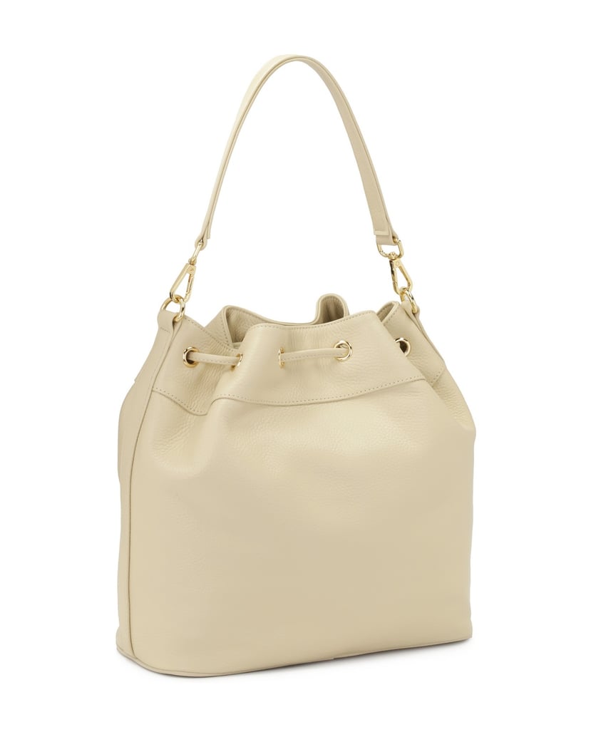 Kazar-Cremefarbene-Tasche-Geldbörse-mit-zwei-T-weiss