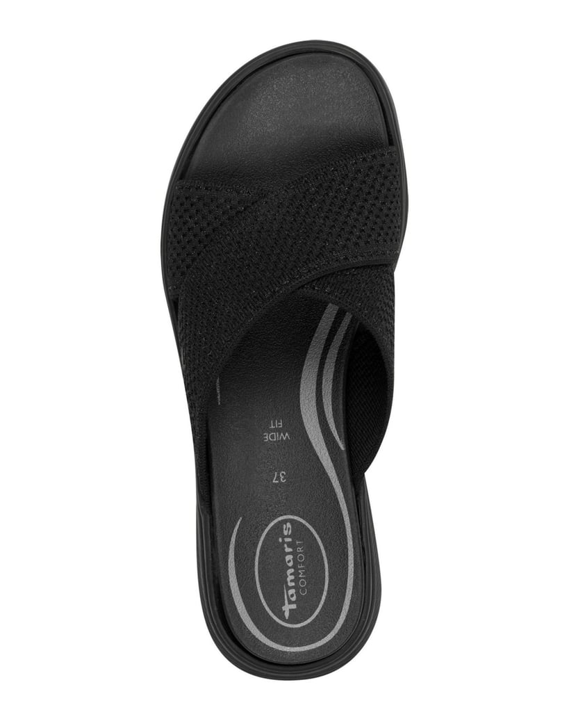 TAMARIS-Pantolette-schwarz