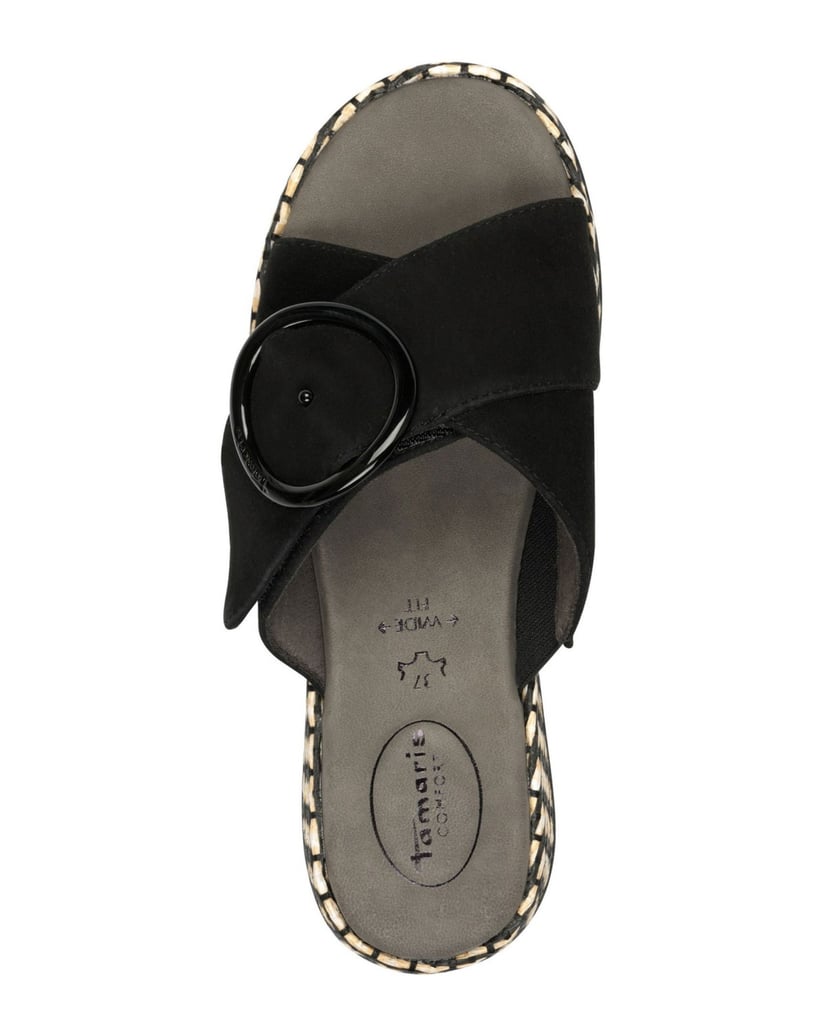 TAMARIS-Pantolette-schwarz