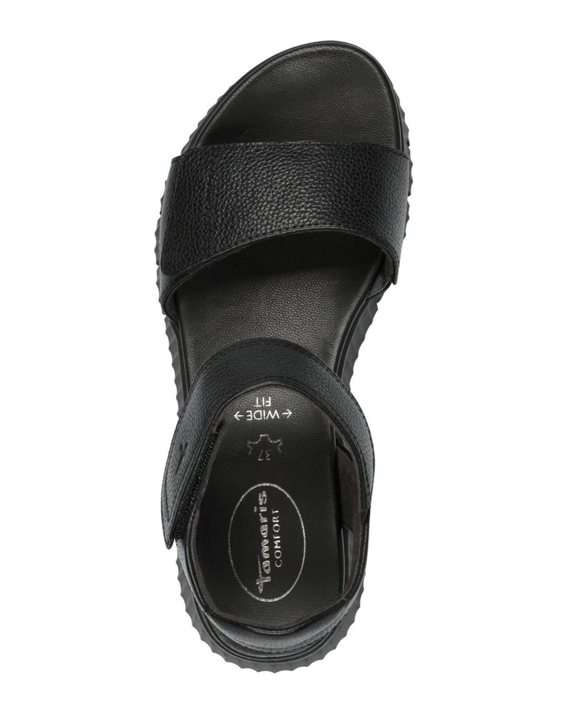 TAMARIS-Sandale-schwarz