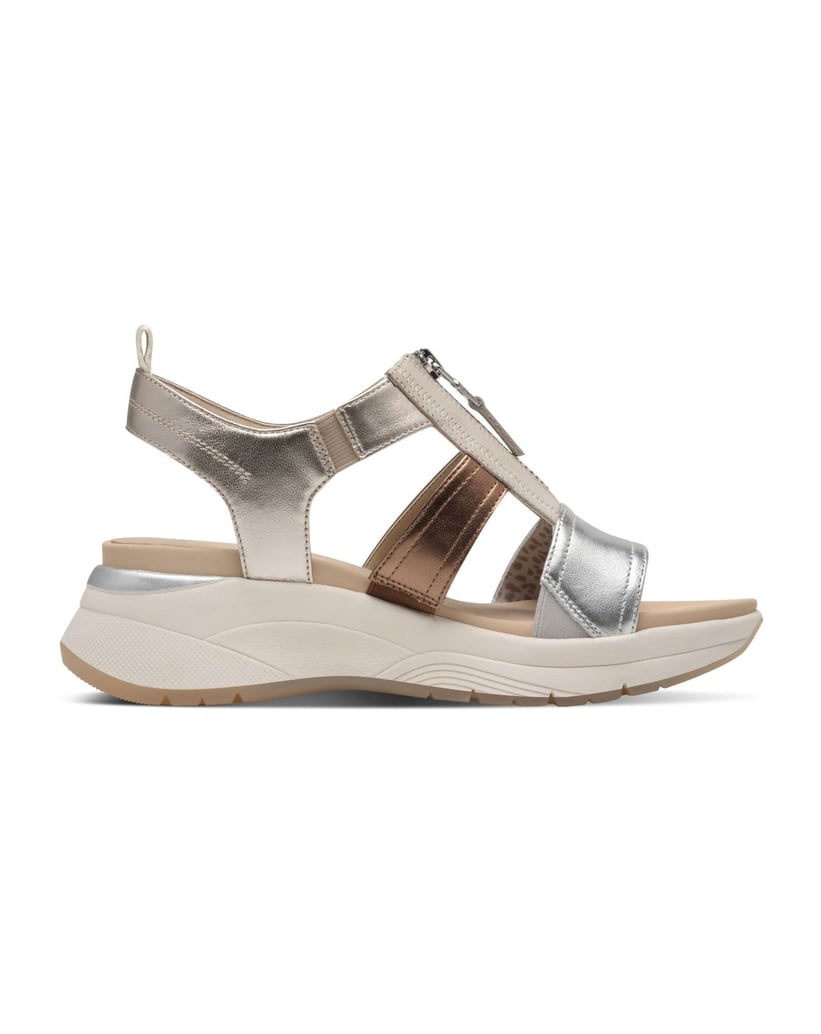 TAMARIS-sandále-bezfarbená