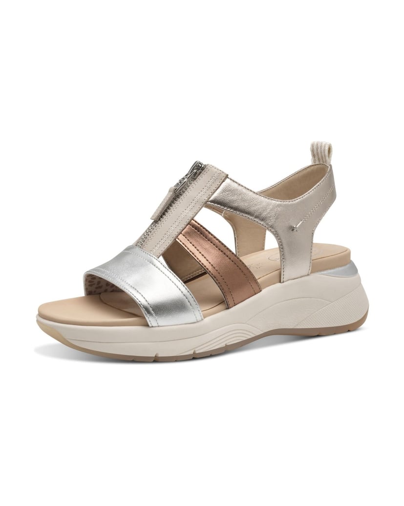 TAMARIS-sandále-bezfarbená