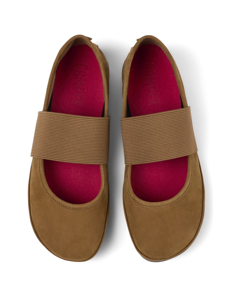 Camper-BALLERINAS-RIGHT-NINA-mittelbraun