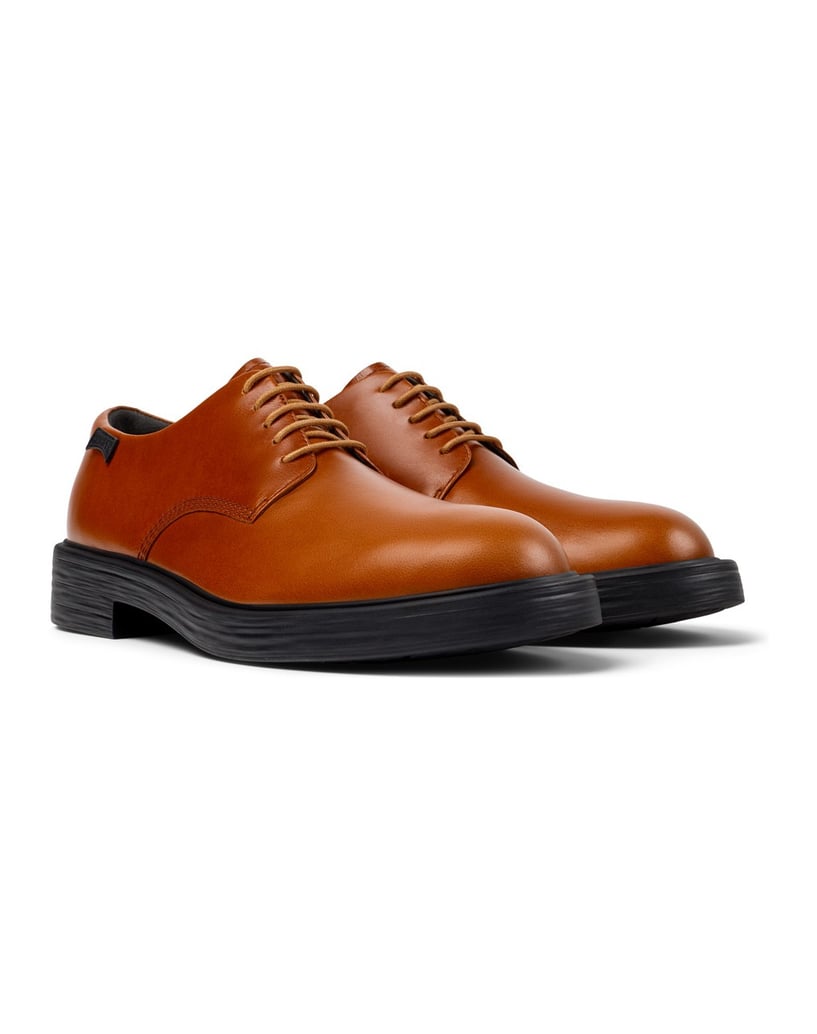Camper-Schnürschuhe-Dean-mittelbraun