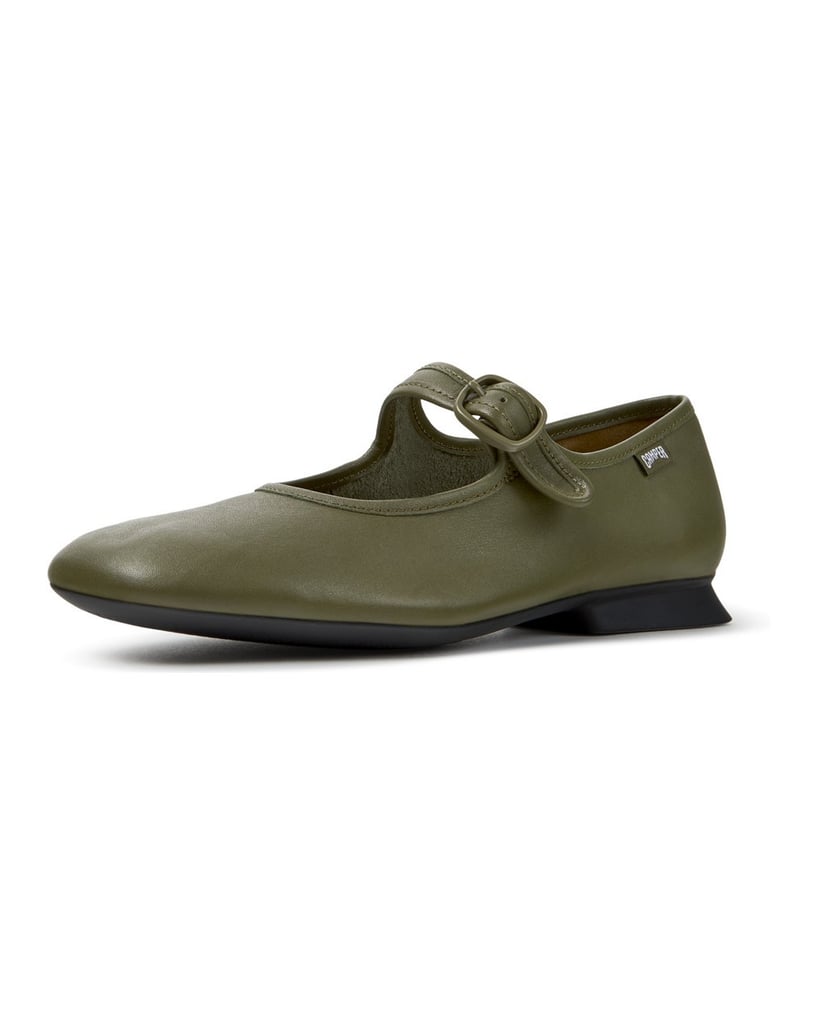 Camper-Ballerinas-Casi-Myra-dunkelgrün