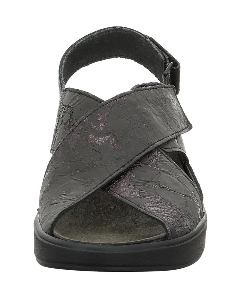 Think-Tieffußbett-Sandale-MEGGIE-schwarz