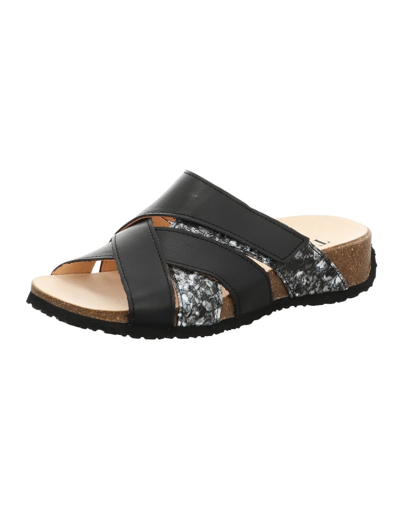 Think-Tieffußbett-Pantolette-MIZZI-schwarz