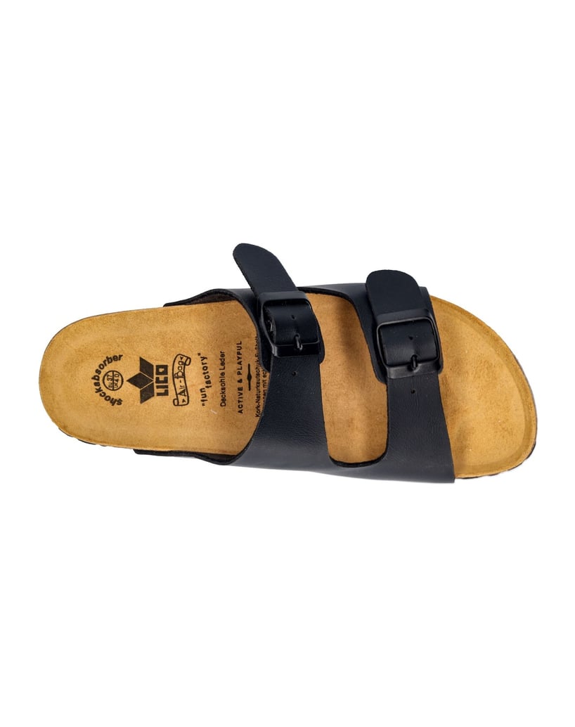 Lico-Pantolette-Bioline-Platino-schwarz