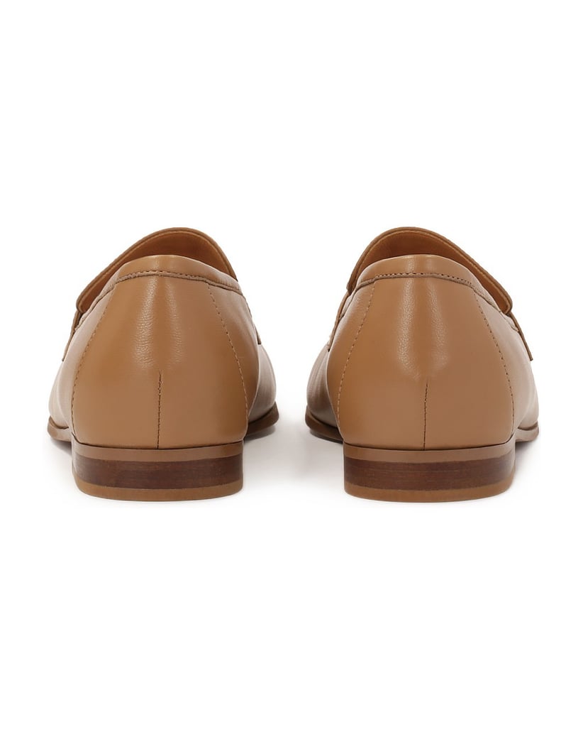 Kazar-Light-brown-leather-loafers-for-women-velbloudí