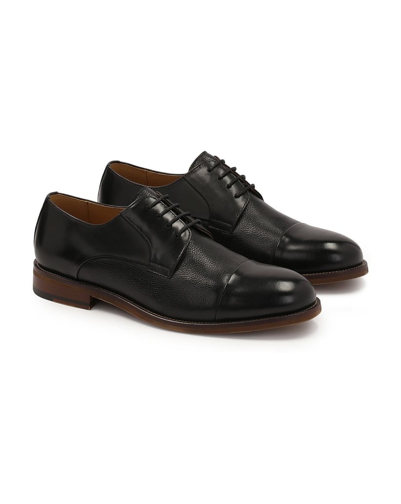 Kazar-Klassische-schwarze-Halbschuhe-mit-braun-schwarz