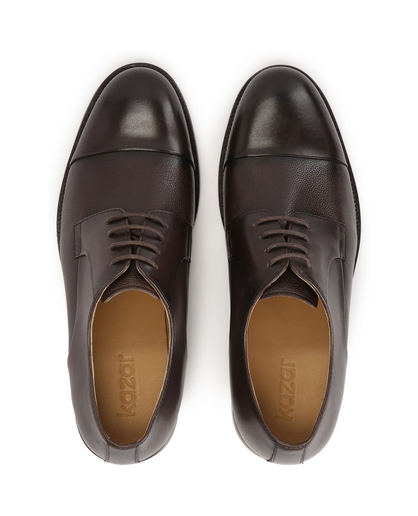 Kazar-Braune-Herren-Halbstiefel-mit-überlappen-braun