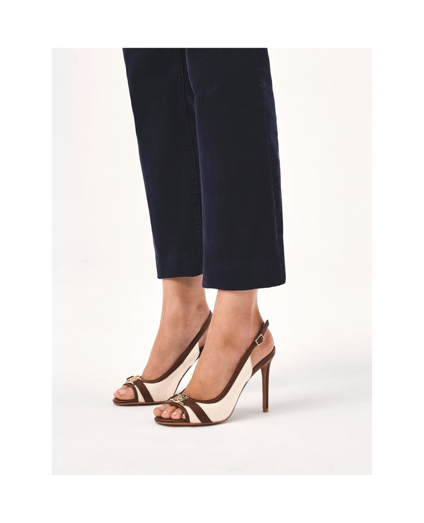 Kazar-Braune-und-beigefarbene-Sandalen-aus-Led-braun