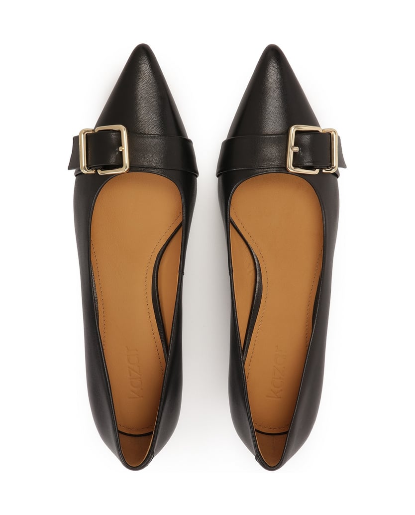 Kazar-Lederpumps-mit-Kitten-Heels-schwarz