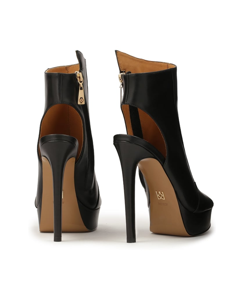 Kazar-Peep-Toe-Stiefel-mit-Plateau-schwarz