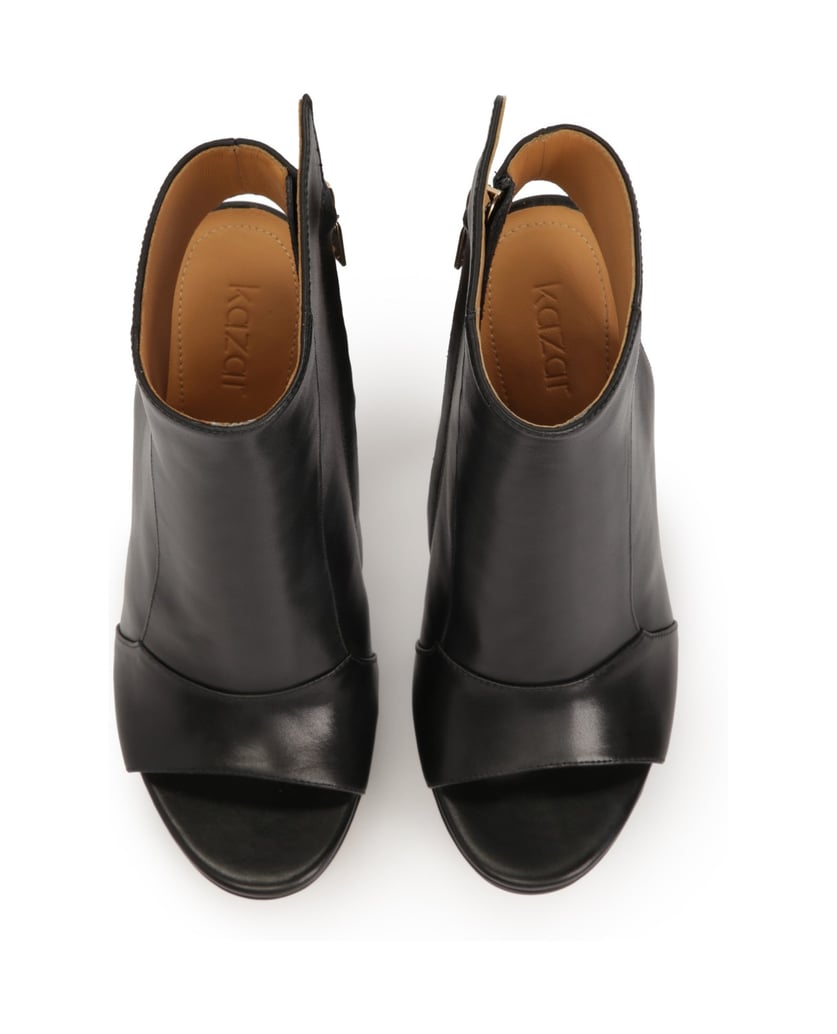 Kazar-Peep-Toe-Stiefel-mit-Plateau-schwarz