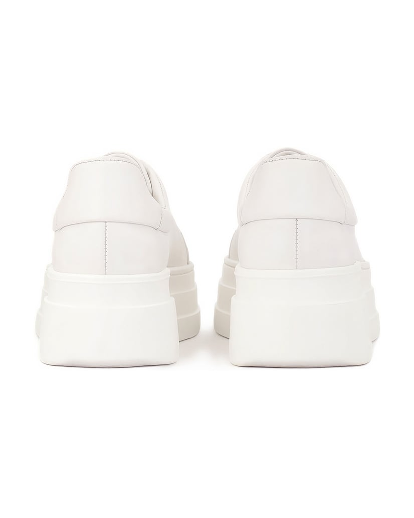 Kazar-White-leather-sneakers-on-a-thick-sole-biela