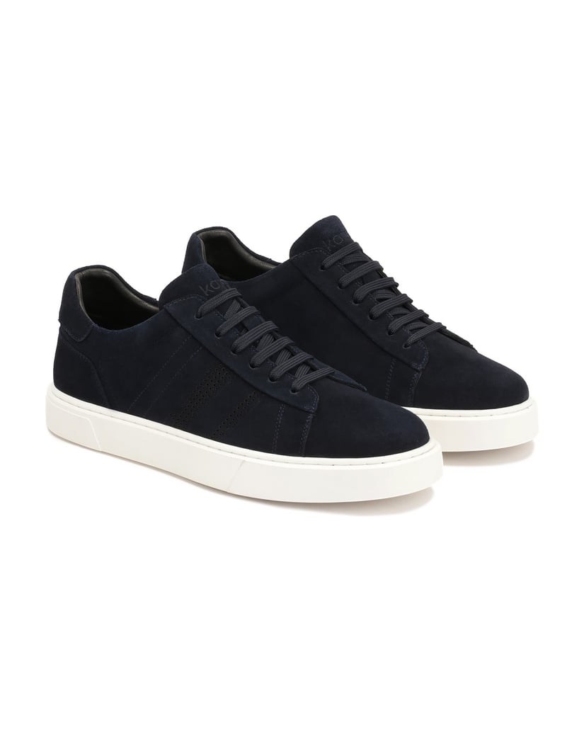 Kazar-Navy-blue-suede-sneakers-tmavě-modrá