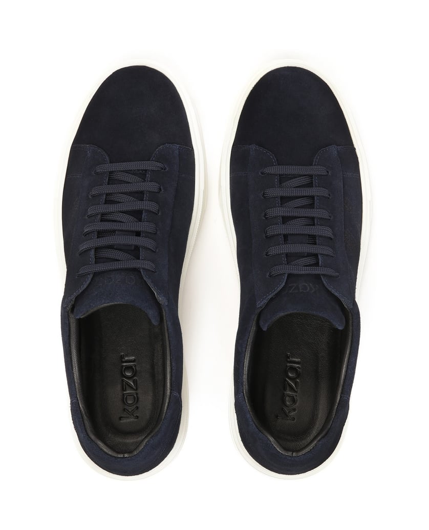 Kazar-Navy-blue-suede-sneakers-tmavě-modrá
