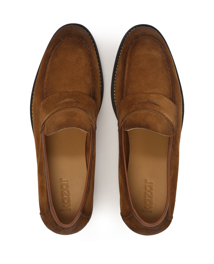 Kazar-Slipper-aus-Wildleder-in-brauner-Farbe-braun