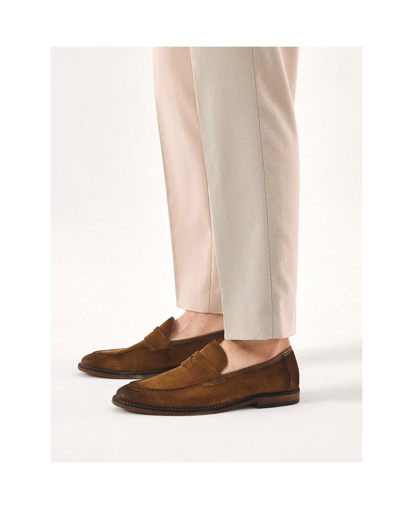 Kazar-Slipper-aus-Wildleder-in-brauner-Farbe-braun