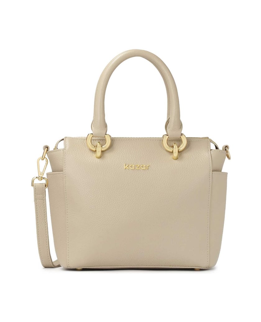 Kazar-Hellgraue-Handtasche-mit-Henkeln-grau