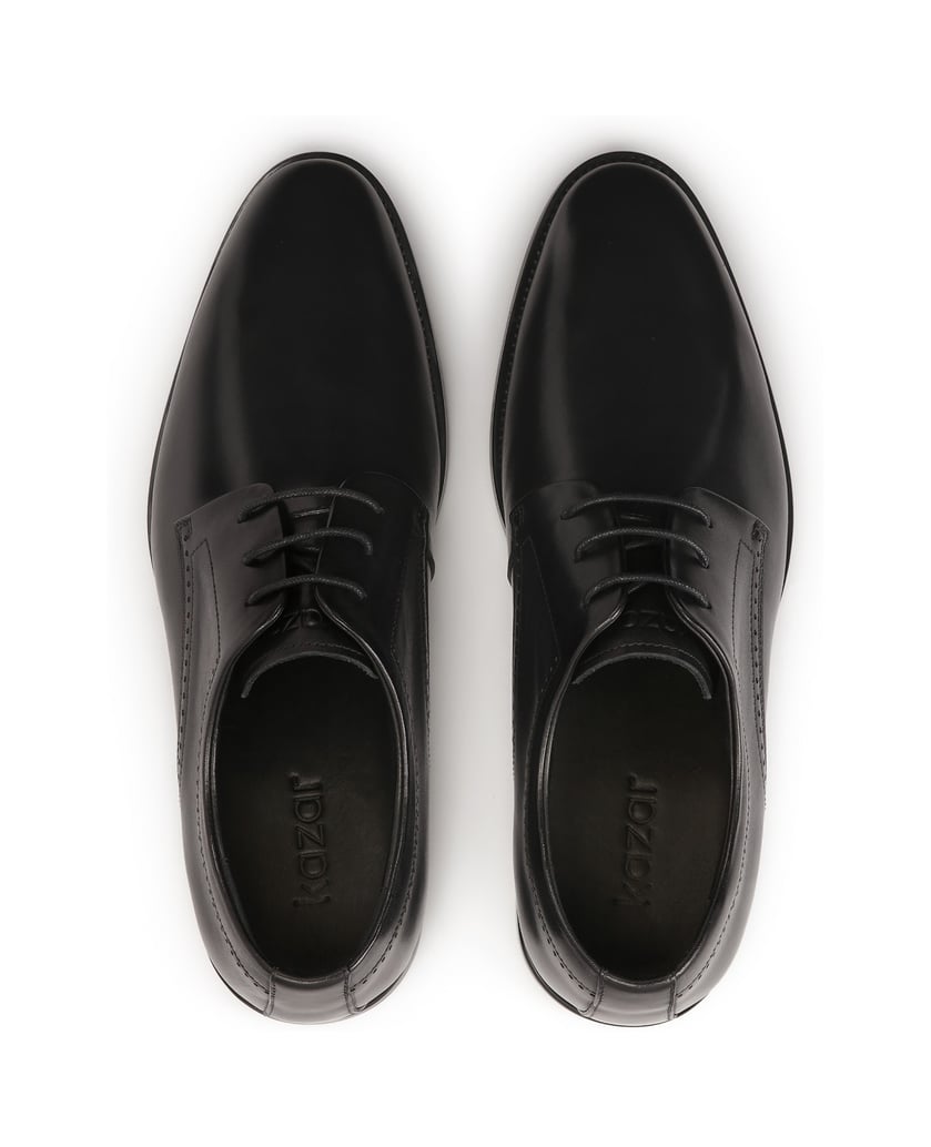 Kazar-Schwarze-Herrenhalbschuhe-mit-dekorative-schwarz