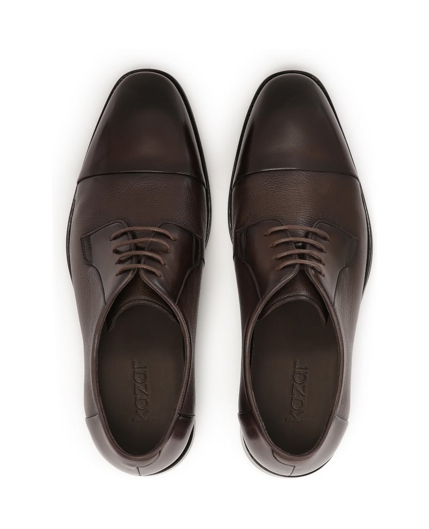 Kazar-Brauner-klassischer-Herren-Derby-braun