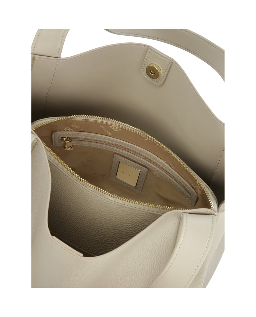 Kazar-Light-gray-handbag-with-a-unique-shape-šedá