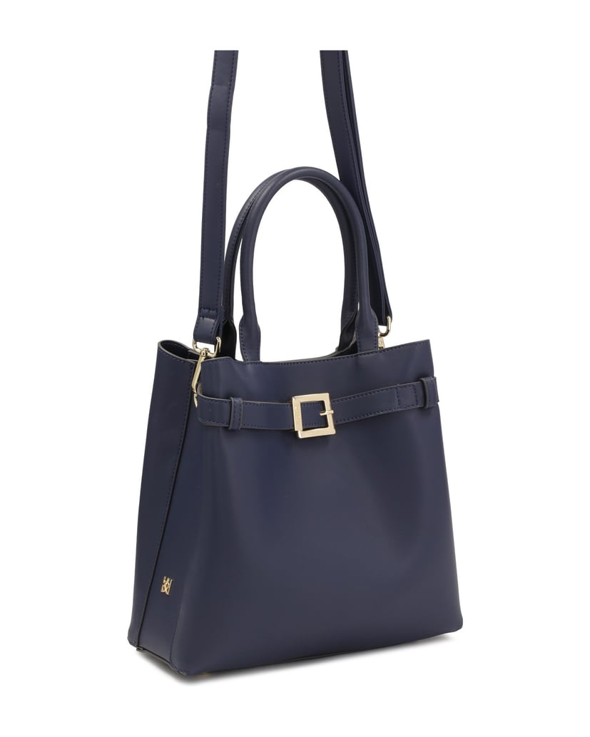 Kazar-Navy-blue-handbag-with-hand-grips-and-strap-tmavá-modrá