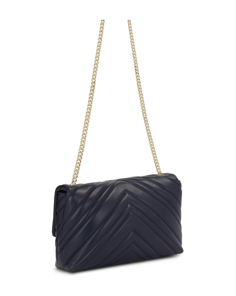 Kazar-Navy-blue-quilted-chain-handbag-tmavě-modrá
