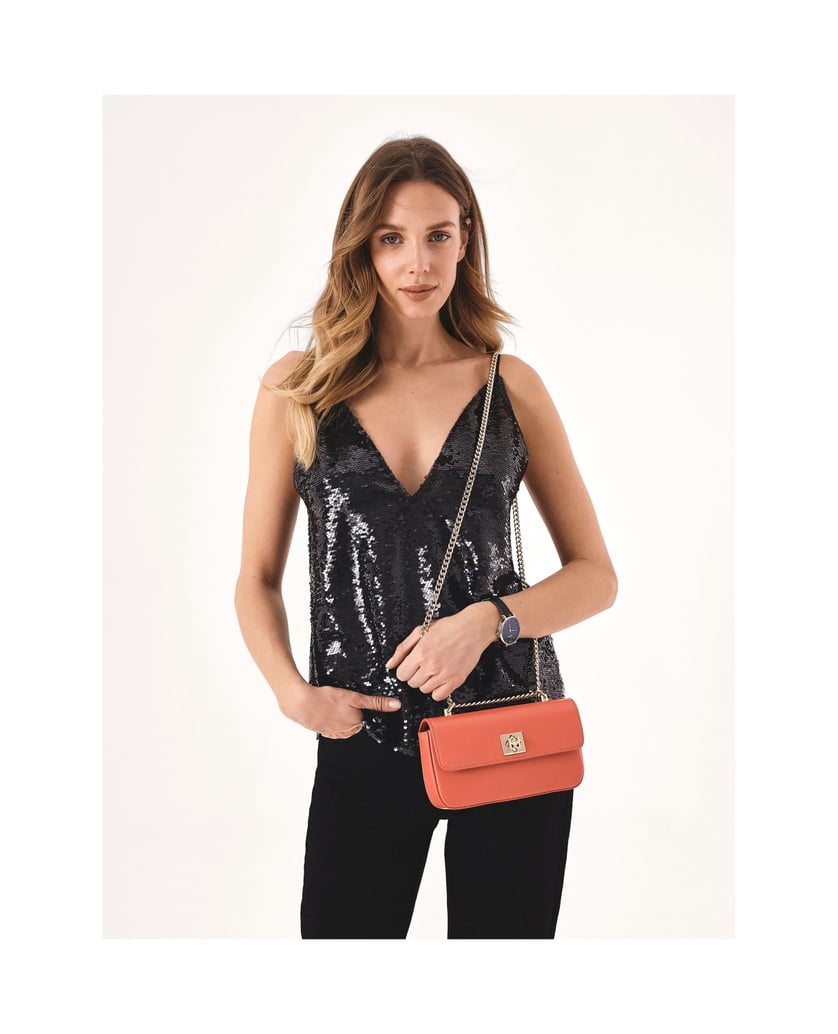 Kazar-Kleine-rosa-Kettenhandtasche-pink