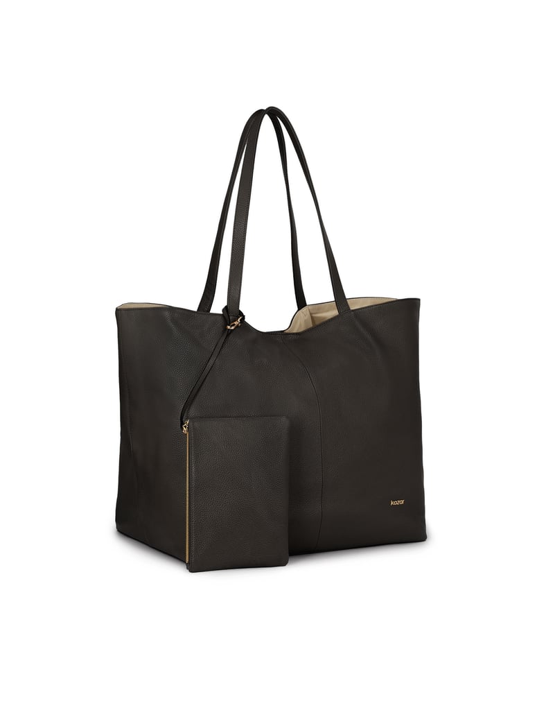 Kazar-Große-schwarze-Umhängetasche-mit-abnehmb