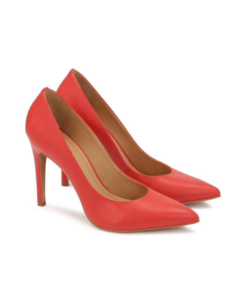 Kazar-Red-leather-stiletto-pumps-červená