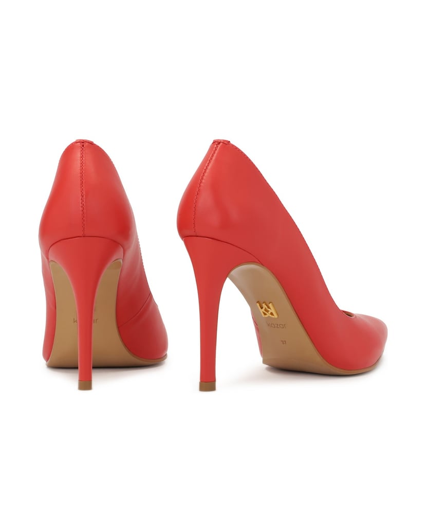 Kazar-Red-leather-stiletto-pumps-červená