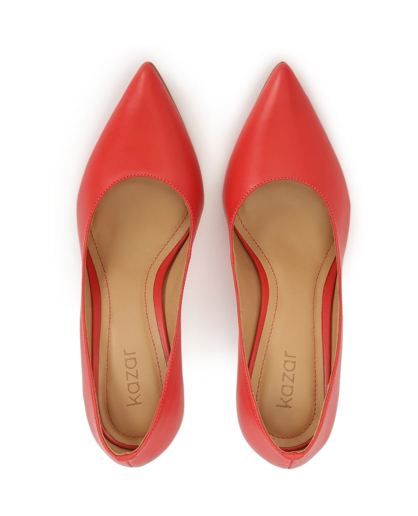 Kazar-Red-leather-stiletto-pumps-červená