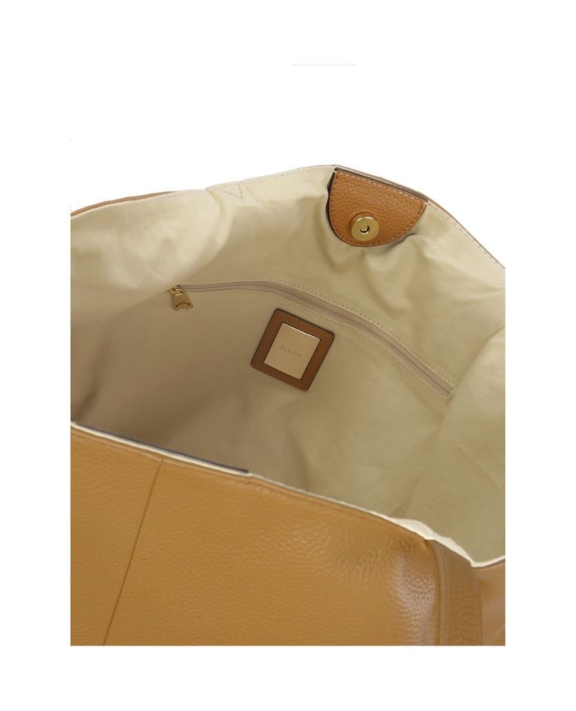 Kazar-Light-brown-XXL-bag-with-pouch-ťavia