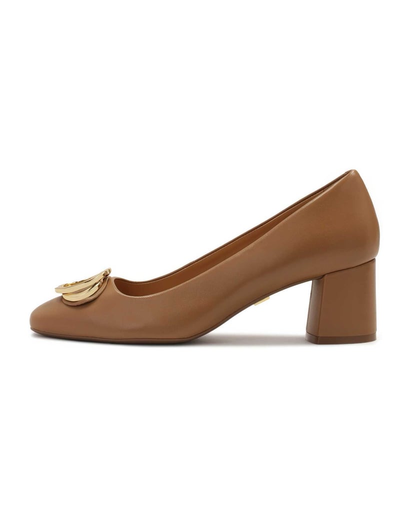 Kazar-Leather-pumps-with-comfort-lining-hnedá